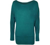 WearAll Ladies Batwing Long Sleeved Womens Top