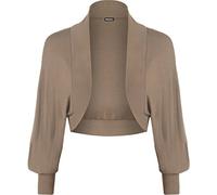 WearAll Ladies Batwing Shrug Top Womens Bolero Cardigan 8-14