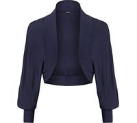 WearAll Ladies Batwing Shrug Top Womens Bolero Cardigan 8-14