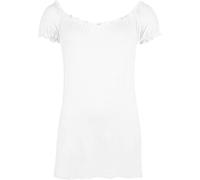 WearAll Ladies Gypsy Boho Stretch Womens Top - White 26/28