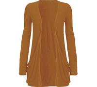 WearAll Ladies Long Sleeve Boyfriend Cardigan Womens Top 8-22
