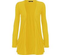 WearAll Ladies Long Sleeve Boyfriend Cardigan Womens Top 8-22