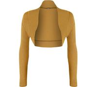 WearAll Ladies Long Sleeve Shrug Womens Bolero Cardigan Top Sizes 8-14