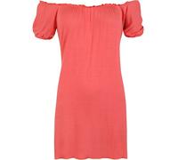 WearAll Ladies Off Shoulder Gypsy Boho Top Womens Plus Size Coral 26/28