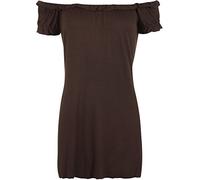 WearAll Ladies Off Shoulder Gypsy Boho Top Womens Plus Size Dark Brown 18