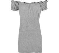 WearAll Ladies Off Shoulder Gypsy Boho Top Womens Plus Size Grey 22/24
