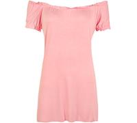 WearAll Ladies Off Shoulder Gypsy Boho Top Womens Plus Size Pink 26/28