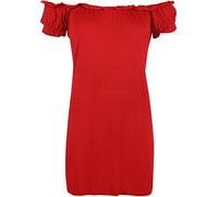 WearAll Ladies Off Shoulder Gypsy Boho Top Womens Plus Size Red 22/24