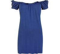 WearAll Ladies Off Shoulder Gypsy Boho Top Womens Plus Size Royal Blue 20