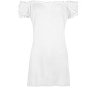 WearAll Ladies Off Shoulder Gypsy Boho Top Womens Plus Size White 16