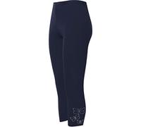 WearAll Ladies Plus Size 3/4 Butterfly Sequin Stretch Womens Leggings - Sizes 12-30