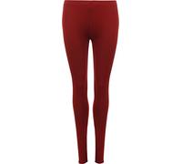 WearAll Ladies Stretch Long Leggings Womens Plus Size Wine 12/14