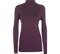 WearAll New Ladies Polo Neck Stretch Long Sleeve Womens Plain Top Jumper 8-14