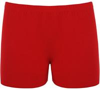 WearAll New Ladies Stretch Shorts Womens Hot Pants Red 8/10