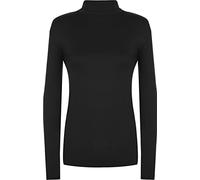 WearAll New Ladies Turtle Neck Long Sleeved Stretch Plain Polo Top Womens Jumper 8-26