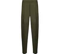 WearAll Pack of 2 Ladies Elasticated Pocket Trousers Womens Pants Dark Green 8W / 25L