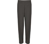 WearAll Pack of 2 Ladies Elasticated Pocket Trousers Womens Pants Dark Grey 22W / 27L