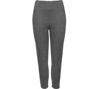 WearAll Plus Size Womens 3/4 Length Cropped Ladies Plain Stretch Leggings Pants - Dark Grey - 16-18