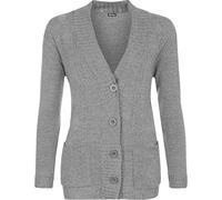 WearAll Plus Size Womens Button Long Sleeve Pocket Top Ladies Knitted Cardigan - 14-20