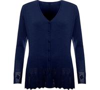 WearAll Plus Size Womens Knitted Button Cardigan Ladies Long Sleeve Crochet Top - Sizes 14-24