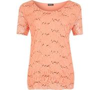 WearAll Plus Size Womens Lace Sequin Lined Ladies Sleeve Party Crochet Top Sizes 12-26