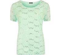 WearAll Plus Size Womens Lace Sequin Lined Ladies Sleeve Party Crochet Top Sizes 12-26
