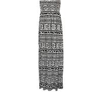 WearAll Plus Size Womens Printed Bandeau Stapless Ladies Shirred Long Maxi Dress - Large Aztec - 20-22
