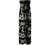 WearAll Plus Size Womens Printed Bandeau Stapless Ladies Shirred Long Maxi Dress - Tie Dye - 16-18