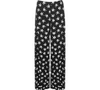 WearAll Plus Size Womens Skull Bones Palazzo Ladies Wide Leg Pirate Trousers Pants Sizes 12-26