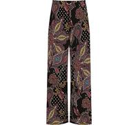 WearAll Plus Womens Wide Leg Palazzo Trouser Pants Ladies Flared Paisley Print Stretch 12-26