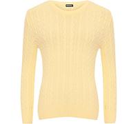 WearAll Women's Cable Knit Long Sleeve Top Ladies Jumper Sweater 16-22