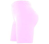 WearAll Womens Cycling & Dancing Ladies Cycle Cotton Shorts Active Baby Pink XL