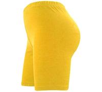 WearAll Womens Cycling & Dancing Ladies Cycle Cotton Shorts Active Yellow XL