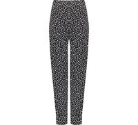 WearAll Women's Floral Full Length Trousers Ladies Print Elasticated Waist Pants Bottoms Small Flower 18