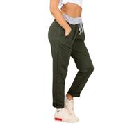 WearAll Women's Floral Print Drawstring Elasticated Trousers Ladies Jogging Bottoms Pants 8-22