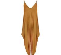 WearAll Women's Lagenlook Strappy Baggy Harem Jumpsuit Dress Top Playsuit 12-26