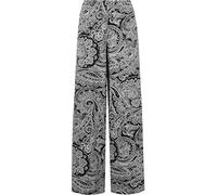 WearAll Women's Paisley Print Long Wide Leg Flared Palazzo Pants Trousers 12-26