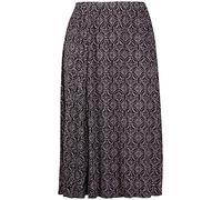 WearAll Womens Plus Floral Midi Skirt Ladies Elasticated Waist Print Stretch Long 16-30
