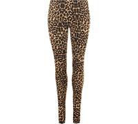 WearAll Womens Plus Leopard Animal Print Elacticated Ladies Full Length Long Leggings 14 - Leopard - 24-26