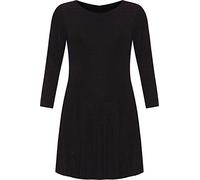 WearAll Women's Plus Lurex Sparkle Long Sleeve Party Top Ladies Glitter Swing Short - Purple - 26-28