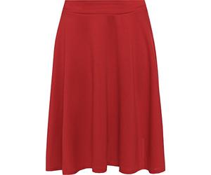 WearAll Womens Plus Size Plain Flared Elastic Waist Ladies Short Skater Skirt - Sizes 14-28