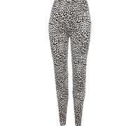 WearAll Womens Plus Size Print Pattern Stretch Full Long Ladies Leggings - Black White Animal - 20/22