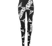 WearAll Womens Plus Size Print Pattern Stretch Full Long Ladies Leggings - Letters - 24/26