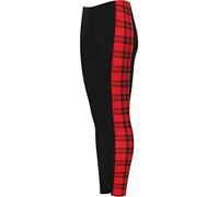 WearAll Women's Print Side Stripe High Waist Leggings Ladies Animal Wet Look Tartan 8-18