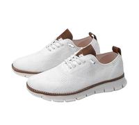 wearbreeze Breeze Urban Ultra Comfortable Shoes Men's Breathable Athletic Shoes - Ultra Comfortable Trainers for Running, Tennis, and Fitness White