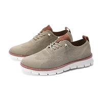 wearbreeze Breeze Urban Ultra Comfortable Shoes Men's Breathable Athletic Shoes - Ultra Comfortable Trainers for Running, Tennis, and Fitness Khaki