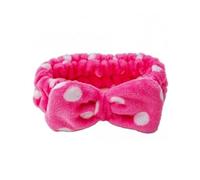 Weardear Women's Hairband Facial Care Spa Cosmetic Headband Elastic Bow Wash Band Makeup Pink White M 96