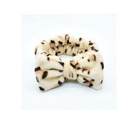 Weardear Women's Makeup Headband Elastic Bow Soft Wash Band Facial Care Spa Cosmetic Headband Fluffy Hairband and Wellness White J66 M