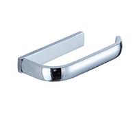 Weare Home All Brass Construction Silver Polished Chrome finished Toilet Paper Holder Toilet Roll Holder Wall Mounted Bathroom Accessories Simple Modern Elegant Decorative Design