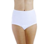 Wearever Regular Absorbency (150ml) 1 Pack, Banded Leg Brief - Incontinence Pants for Women (White, Large)